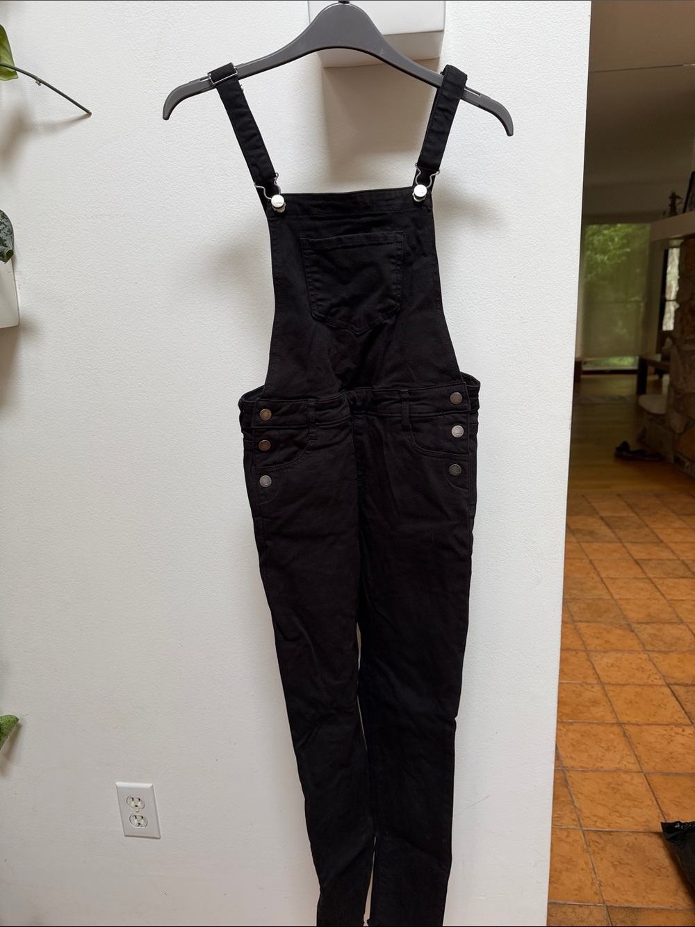 Tractr Black Kids Overalls Jumpsuit